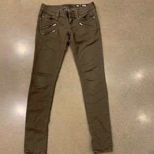 Olive green Miss Me Jeans